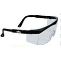 Large Single-Lens Safety Glasses w/ Ratchet Temples